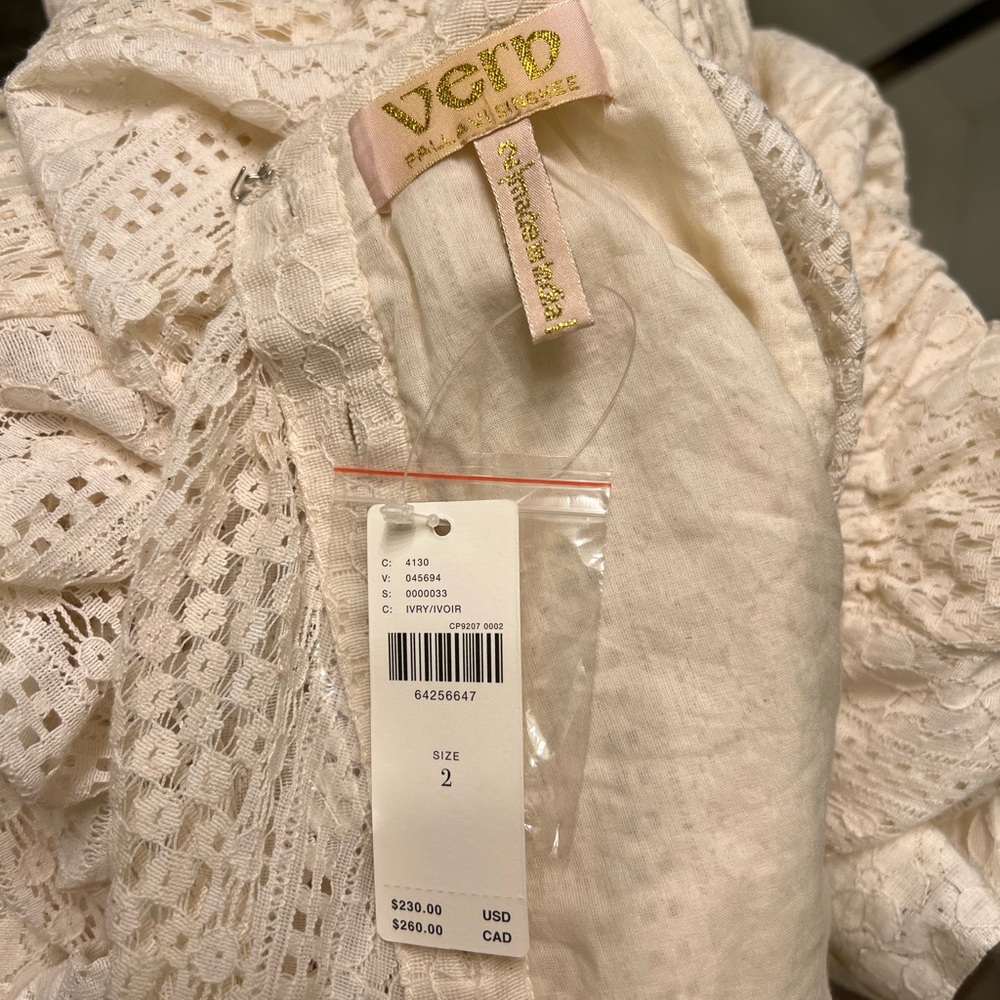 Anthropologie Verb Pallav Singhee Agneza Lace - Picture 7 of 7